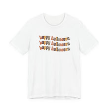 Load image into Gallery viewer, Halloween shirt, fall shirt, happy halloween shirt,  retro shirt, halloween tee, halloween gift, retro halloween, cute halloween shirt