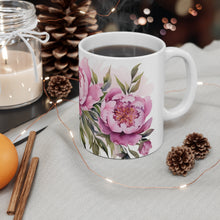 Load image into Gallery viewer, Pink Peonies Mug