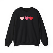 Load image into Gallery viewer, Three Hearts Sweatshirt