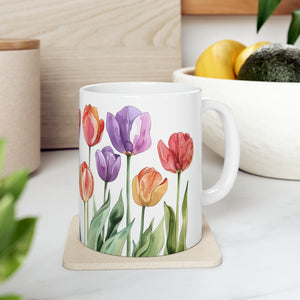 Tulips Garden Mug