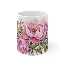 Load image into Gallery viewer, Pink Peonies Mug