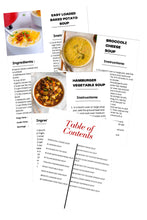 Load image into Gallery viewer, 20 Easy Soup Recipes