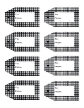 Load image into Gallery viewer, Plaid Printable Gift Tags Volume 1 {10 different Patterns - 80 Tags}