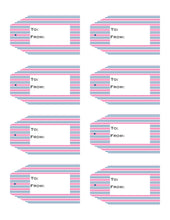 Load image into Gallery viewer, Striped Printable Gift Tags Volume 2  {11 different patterns - 88 Tags}