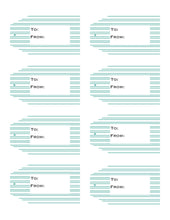 Load image into Gallery viewer, Striped Printable Gift Tags Volume 2  {11 different patterns - 88 Tags}