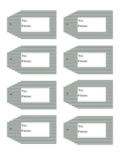 Load image into Gallery viewer, Striped Printable Gift Tags Volume 2  {11 different patterns - 88 Tags}