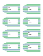Load image into Gallery viewer, Striped Printable Gift Tags Volume 2  {11 different patterns - 88 Tags}