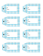 Load image into Gallery viewer, Plaid Printable Gift Tags Volume 2 {10 different patterns - 80 Tags}
