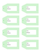 Load image into Gallery viewer, Striped Printable Gift Tags Volume 2  {11 different patterns - 88 Tags}