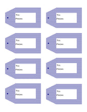 Load image into Gallery viewer, Striped Printable Gift Tags Volume 2  {11 different patterns - 88 Tags}