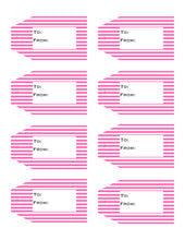 Load image into Gallery viewer, Striped Printable Gift Tags Volume 2  {11 different patterns - 88 Tags}