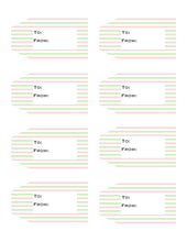 Load image into Gallery viewer, Striped Printable Gift Tags Volume 2  {11 different patterns - 88 Tags}