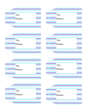 Load image into Gallery viewer, Striped Printable Gift Tags Volume 2  {11 different patterns - 88 Tags}