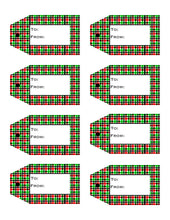 Load image into Gallery viewer, Christmas / Holiday Printable Gift Tags {10 different patterns - 80 Tags}