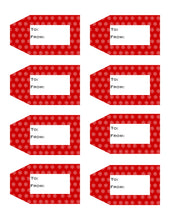 Load image into Gallery viewer, Christmas / Holiday Printable Gift Tags {10 different patterns - 80 Tags}