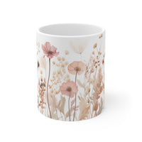 Pink Wildflowers Mug