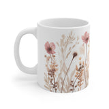 Pink Wildflowers Mug