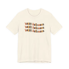Load image into Gallery viewer, Halloween shirt, fall shirt, happy halloween shirt,  retro shirt, halloween tee, halloween gift, retro halloween, cute halloween shirt
