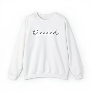 Blessed Crewneck Sweatshirt (Black letters)