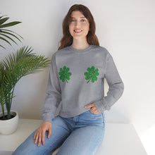 Load image into Gallery viewer, Double Clover Heart Sweatshirt
