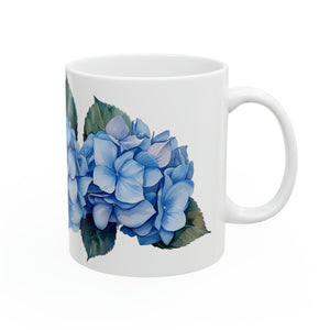Blue Hydrangea Mug