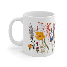 Load image into Gallery viewer, Colorful Pressed Flowers Mug
