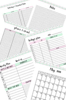 2020 Monthly Planner - Plaid