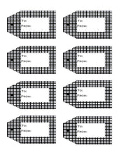 Load image into Gallery viewer, Plaid Printable Gift Tags Volume 1 {10 different Patterns - 80 Tags}
