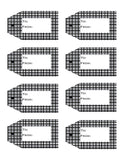 Plaid Printable Gift Tags Volume 1 {10 different Patterns - 80 Tags}