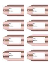 Load image into Gallery viewer, Striped Printable Gift Tags Volume 1  {11 different patterns - 88 Tags}
