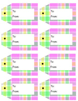 Plaid Printable Gift Tags Volume 2 {10 different patterns - 80 Tags}