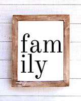 "FAMILY" Printable Wall Art