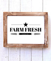 "Farm Fresh country Life" Printable Wall Art
