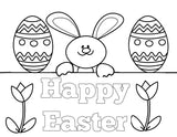 Easter Coloring Book {10 pages}