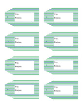 Load image into Gallery viewer, Striped Printable Gift Tags Volume 2  {11 different patterns - 88 Tags}
