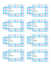 Load image into Gallery viewer, Plaid Printable Gift Tags Volume 2 {10 different patterns - 80 Tags}
