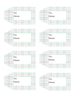 Plaid Printable Gift Tags Volume 2 {10 different patterns - 80 Tags}