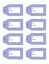 Load image into Gallery viewer, Striped Printable Gift Tags Volume 2  {11 different patterns - 88 Tags}
