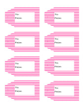 Load image into Gallery viewer, Striped Printable Gift Tags Volume 1  {11 different patterns - 88 Tags}
