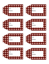 Load image into Gallery viewer, Plaid Printable Gift Tags Volume 1 {10 different Patterns - 80 Tags}
