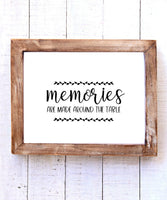 "Memories are Made Around the Table" Printable Wall Art